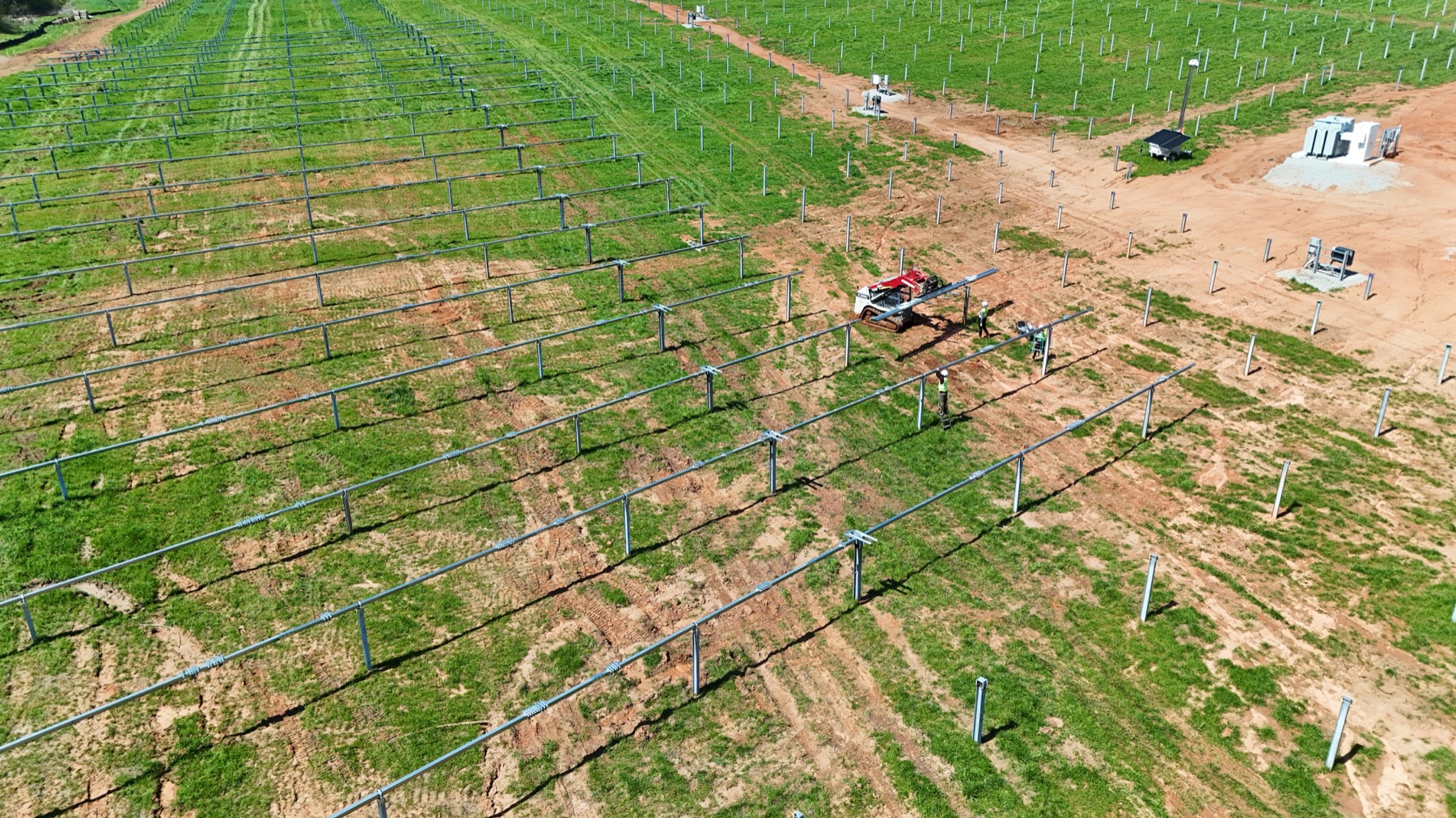 Jackson Bernal site during early construction