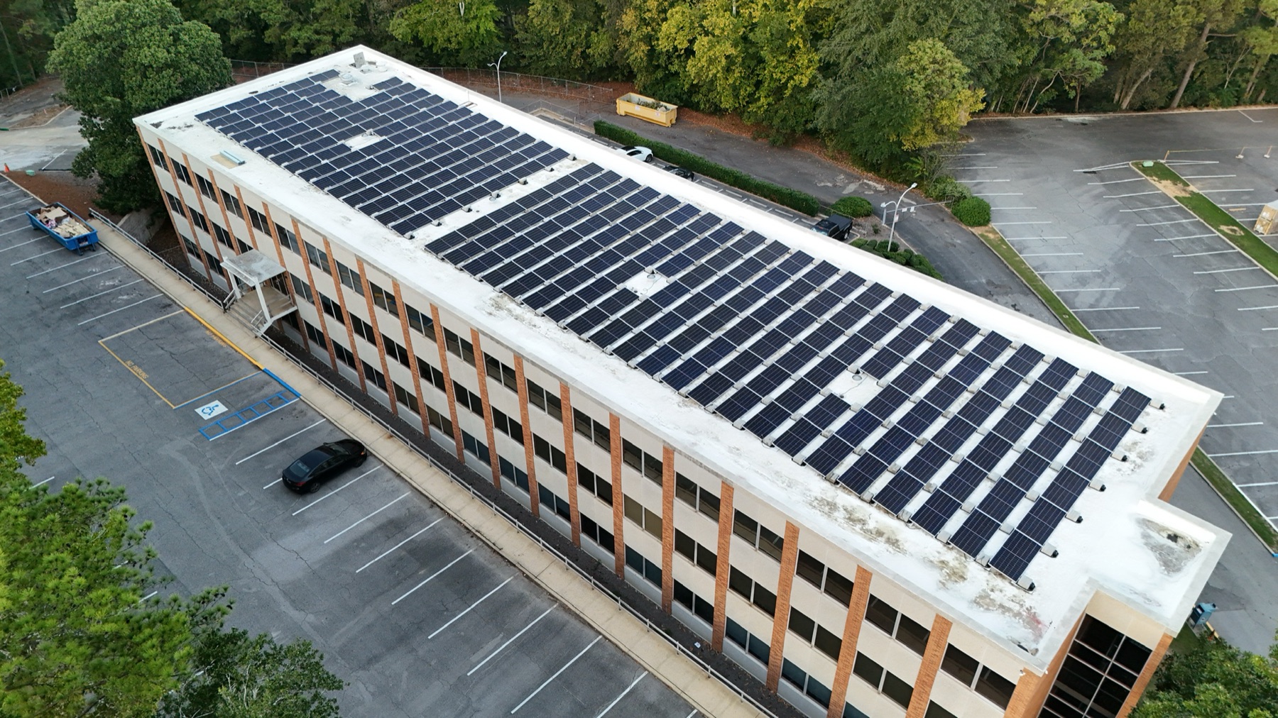 Ladd Office Park solar installation overview